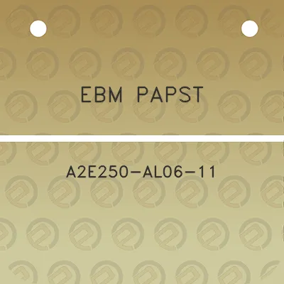 ebm-papst-a2e250-al06-11