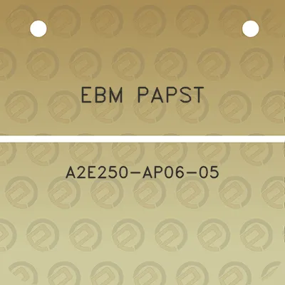 ebm-papst-a2e250-ap06-05