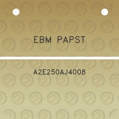 ebm-papst-a2e250aj4008