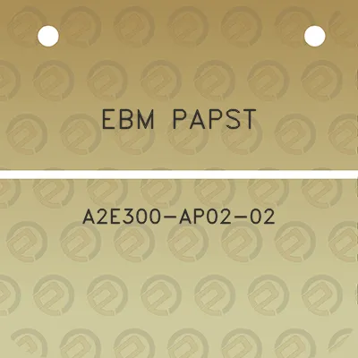 ebm-papst-a2e300-ap02-02