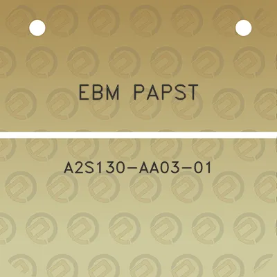 ebm-papst-a2s130-aa03-01