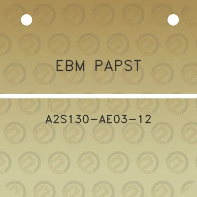 ebm-papst-a2s130-ae03-12