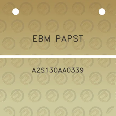 ebm-papst-a2s130aa0339