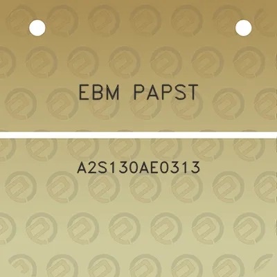 ebm-papst-a2s130ae0313