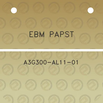 ebm-papst-a3g300-al11-01