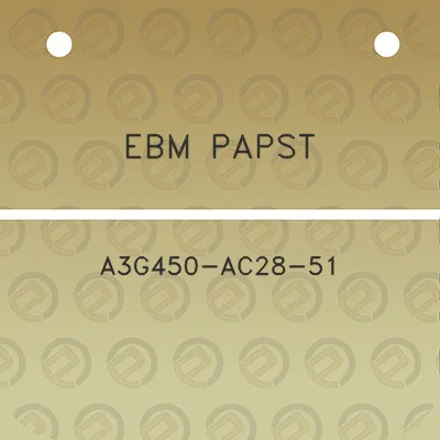 ebm-papst-a3g450-ac28-51