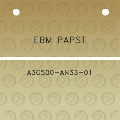 ebm-papst-a3g500-an33-01