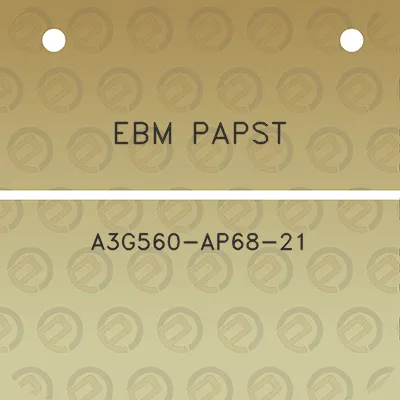 ebm-papst-a3g560-ap68-21