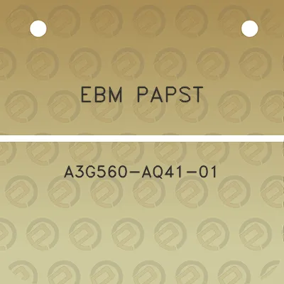 ebm-papst-a3g560-aq41-01