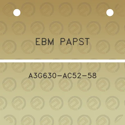 ebm-papst-a3g630-ac52-58