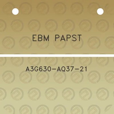 ebm-papst-a3g630-aq37-21