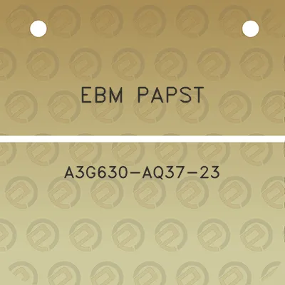 ebm-papst-a3g630-aq37-23