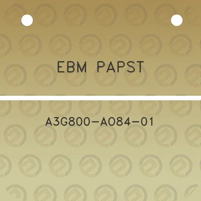 ebm-papst-a3g800-ao84-01