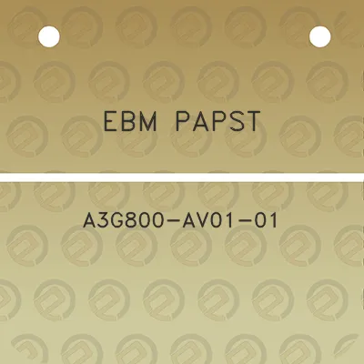 ebm-papst-a3g800-av01-01