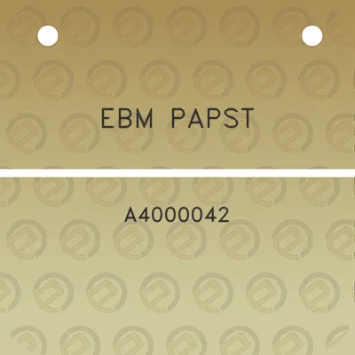 ebm-papst-a4000042