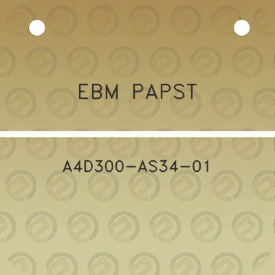 ebm-papst-a4d300-as34-01