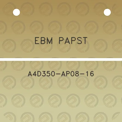 ebm-papst-a4d350-ap08-16