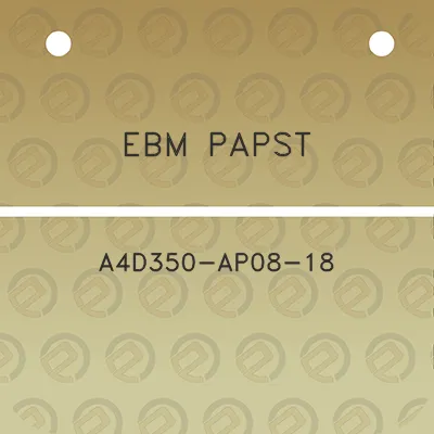 ebm-papst-a4d350-ap08-18