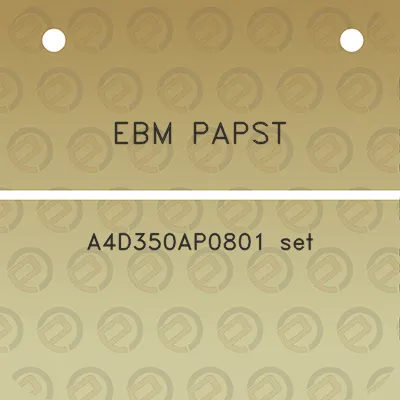 ebm-papst-a4d350ap0801-set