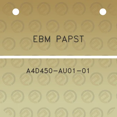 ebm-papst-a4d450-au01-01