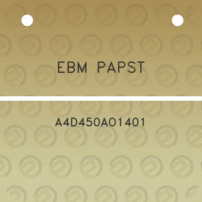 ebm-papst-a4d450ao1401