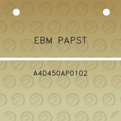 ebm-papst-a4d450ap0102