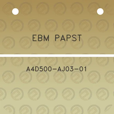 ebm-papst-a4d500-aj03-01