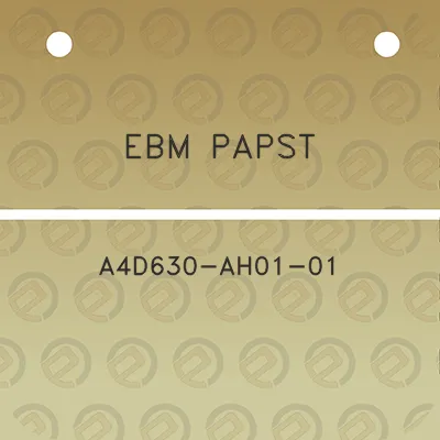 ebm-papst-a4d630-ah01-01