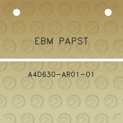 ebm-papst-a4d630-ar01-01