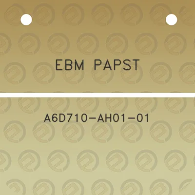 ebm-papst-a6d710-ah01-01