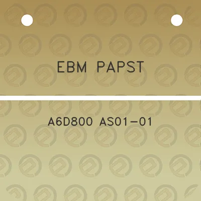 ebm-papst-a6d800-as01-01