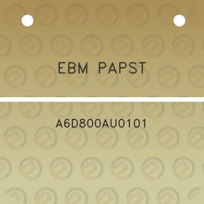 ebm-papst-a6d800au0101