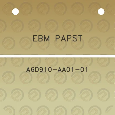 ebm-papst-a6d910-aa01-01