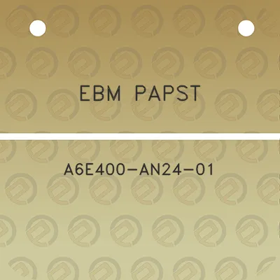 ebm-papst-a6e400-an24-01