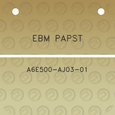 ebm-papst-a6e500-aj03-01