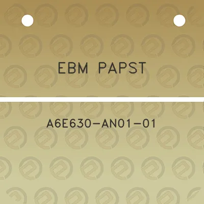 ebm-papst-a6e630-an01-01