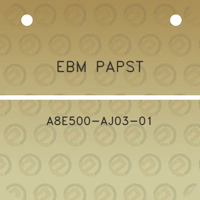 ebm-papst-a8e500-aj03-01