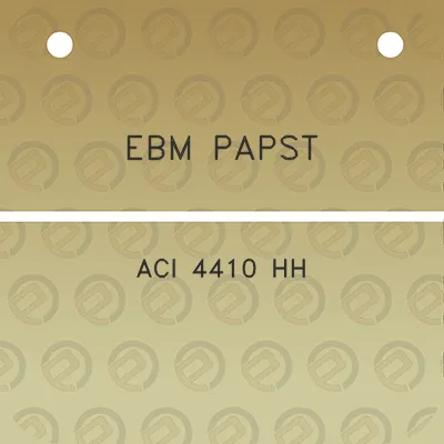 ebm-papst-aci-4410-hh