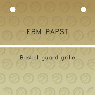 ebm-papst-basket-guard-grille