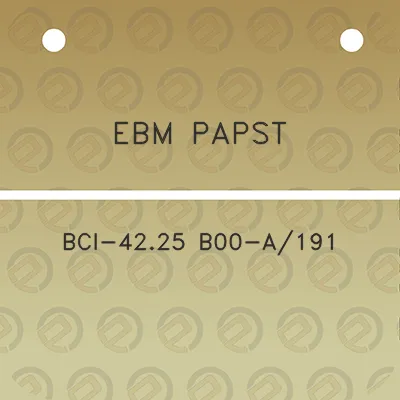 ebm-papst-bci-4225-b00-a191