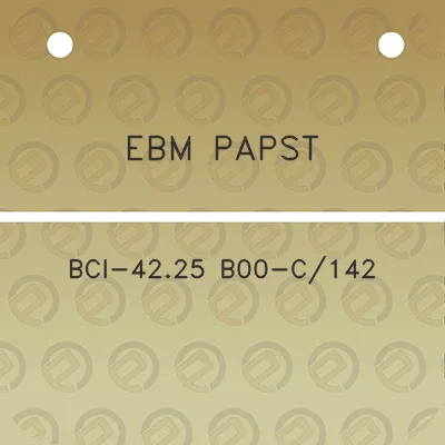 ebm-papst-bci-4225-b00-c142