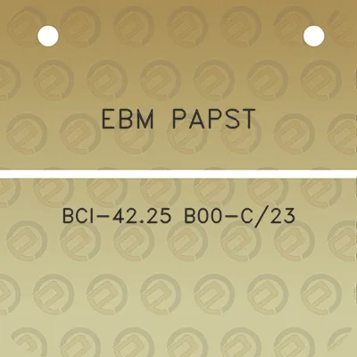 ebm-papst-bci-4225-b00-c23