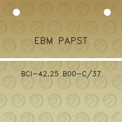 ebm-papst-bci-4225-b00-c37