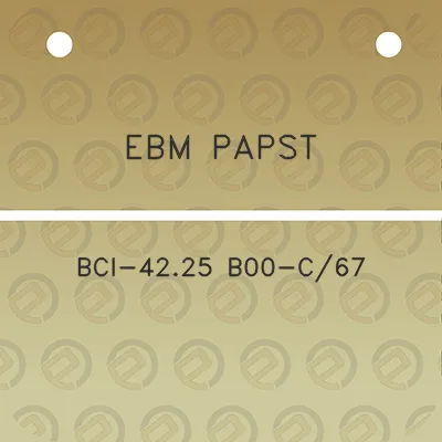 ebm-papst-bci-4225-b00-c67