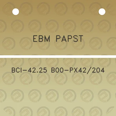 ebm-papst-bci-4225-b00-px42204