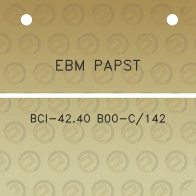 ebm-papst-bci-4240-b00-c142