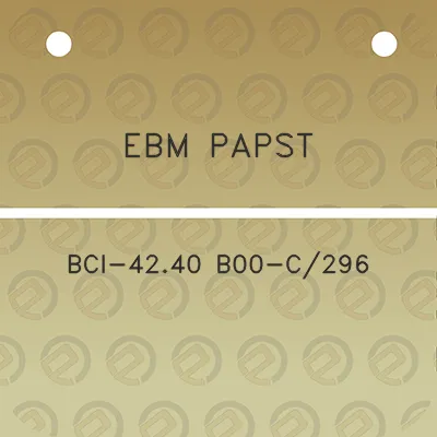 ebm-papst-bci-4240-b00-c296