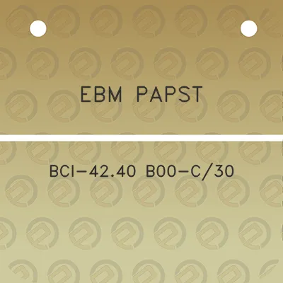 ebm-papst-bci-4240-b00-c30