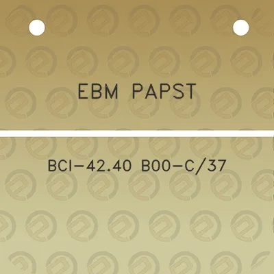 ebm-papst-bci-4240-b00-c37