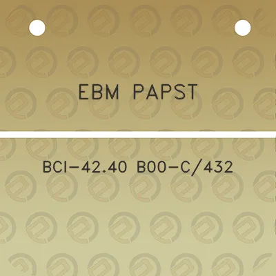 ebm-papst-bci-4240-b00-c432